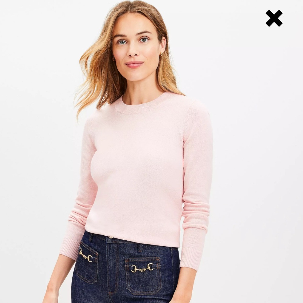 Loft Blush Knit Sweater